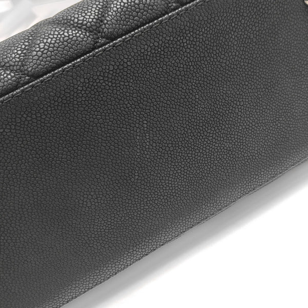 Quilted Grained Calfskin Black