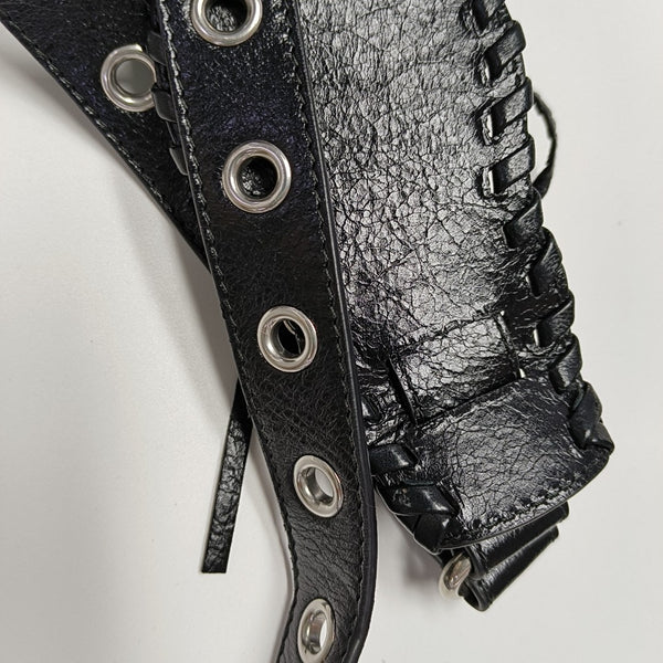 Lambskin Shoulder Bag Black