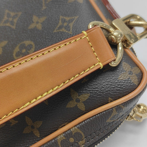NIL Monogram Coated Canvas Brown