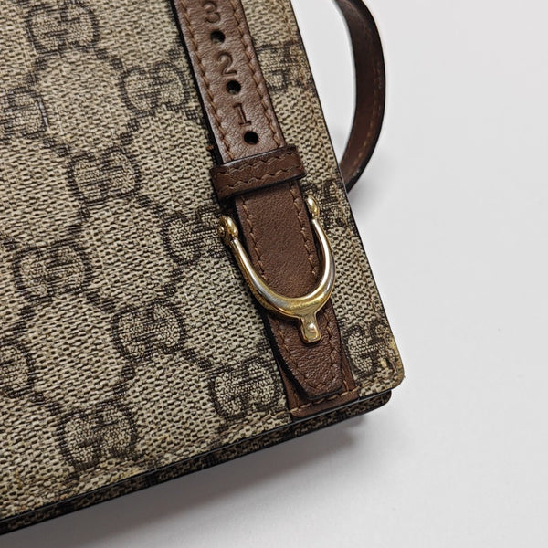 Monogram Coated Canvas Shoulder Bag Beige