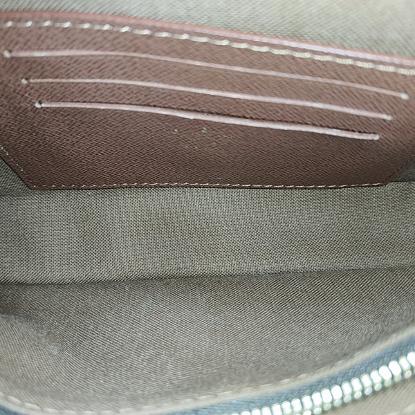 IVY Monogram Coated Canvas Brown