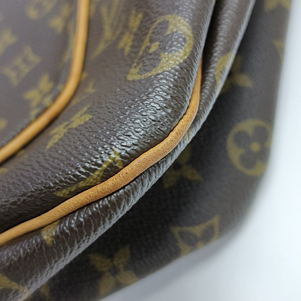 GALLIERA PM Monogram Coated Canvas Brown