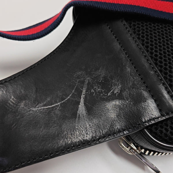 Courrier Monogram Coated Canvas Black