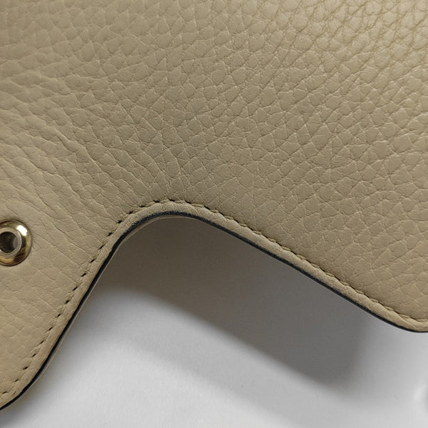 Interlocking G Mini Calfskin Beige