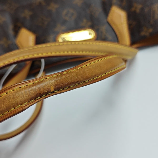 WILSHIRE MM Monogram Coated Canvas Brown