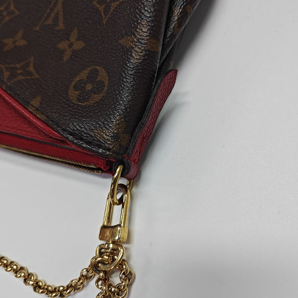 PALLAS BB Monogram Coated Canvas Brown