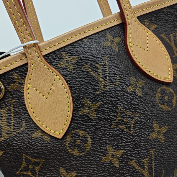 NEVERFULL BB Monogram Coated Canvas Brown