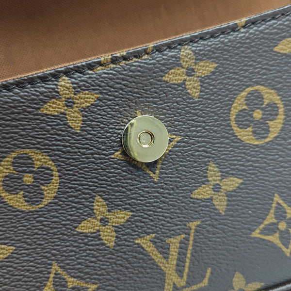 IVY Monogram Coated Canvas Brown