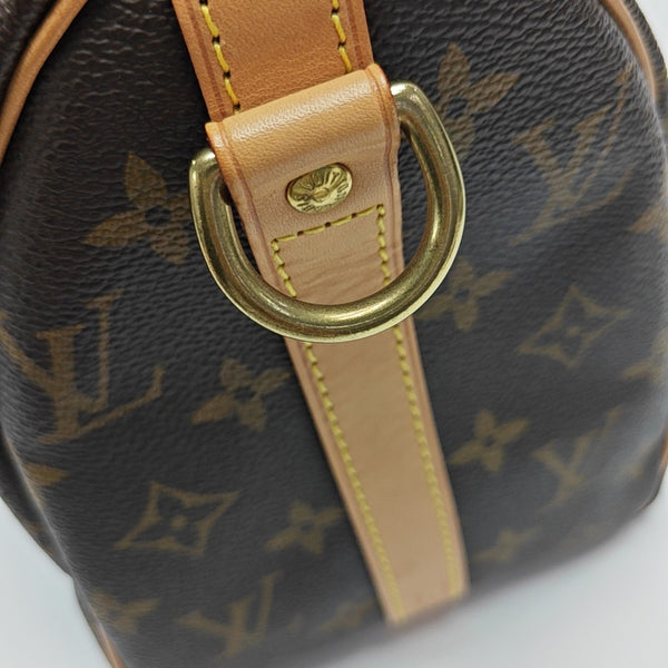 SPEEDY 25 Monogram Coated Canvas Brown