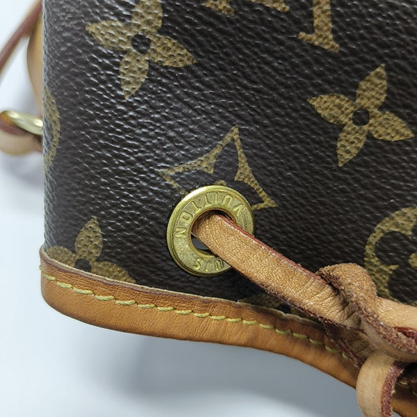NOÉ BB Monogram Coated Canvas Brown