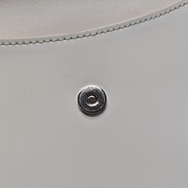 Cleo Saffiano Calfskin White