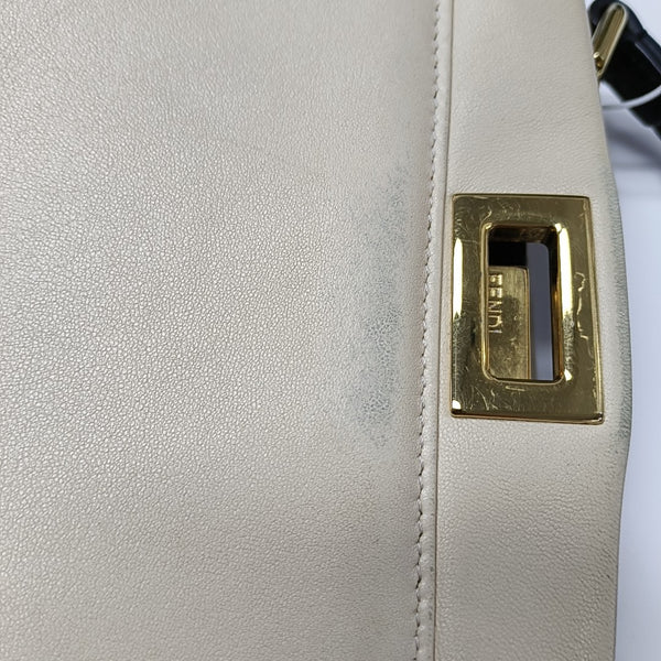Peekaboo Mini Calfskin White