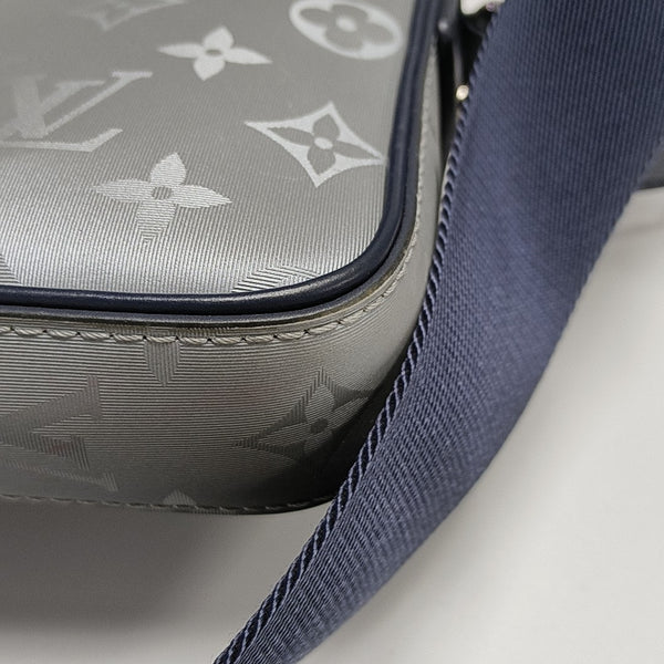 ALPHA Monogram Coated Canvas Silver