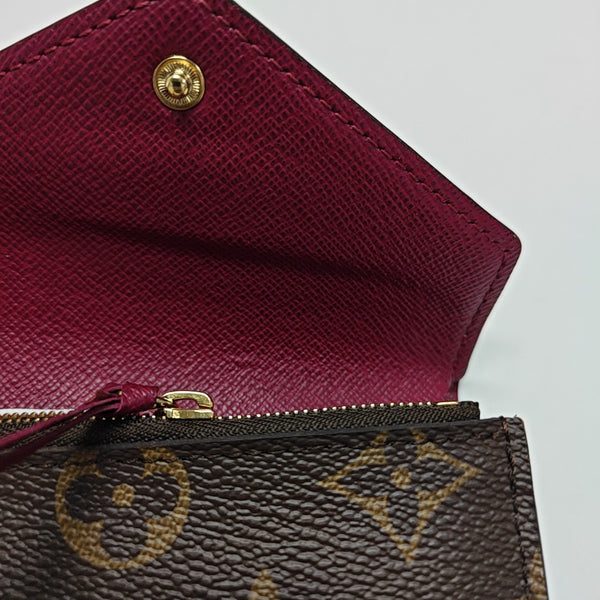 VICTORINE Monogram Coated Canvas Brown Wallet
