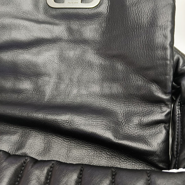 Monaco Small Quilted Calfskin Black