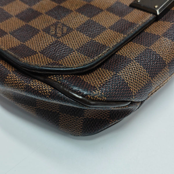 BROOKLYN Damier Ebene Coated Canvas Brown