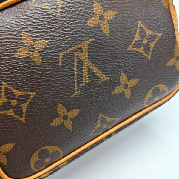 NÉONOÉ Nano Monogram Coated Canvas Brown