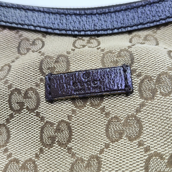 Monogram Canvas Shoulder Bag Beige