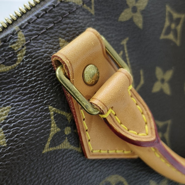 SPEEDY 35 Monogram Coated Canvas Brown