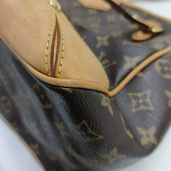 ESTRELA GM Monogram Coated Canvas Brown