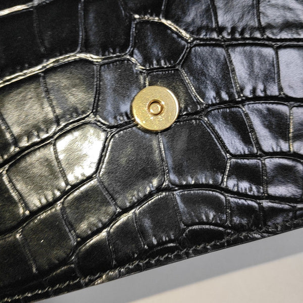 B. Calfskin Black