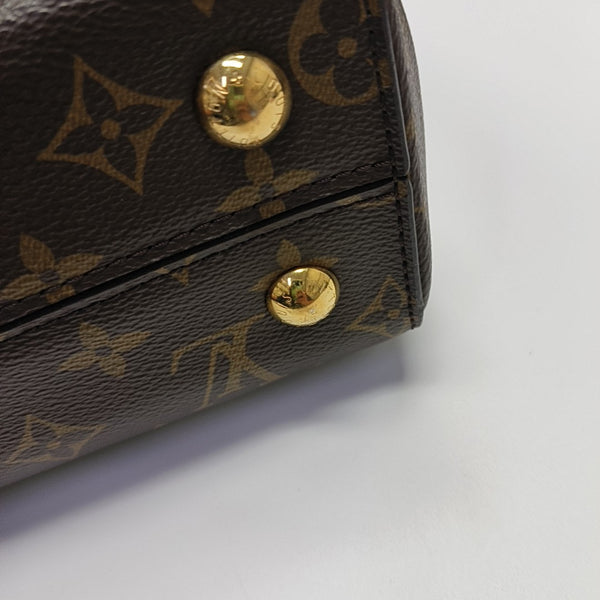 CLUNY Monogram Coated Canvas Brown