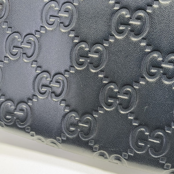Monogram Calfskin Clutch Blue