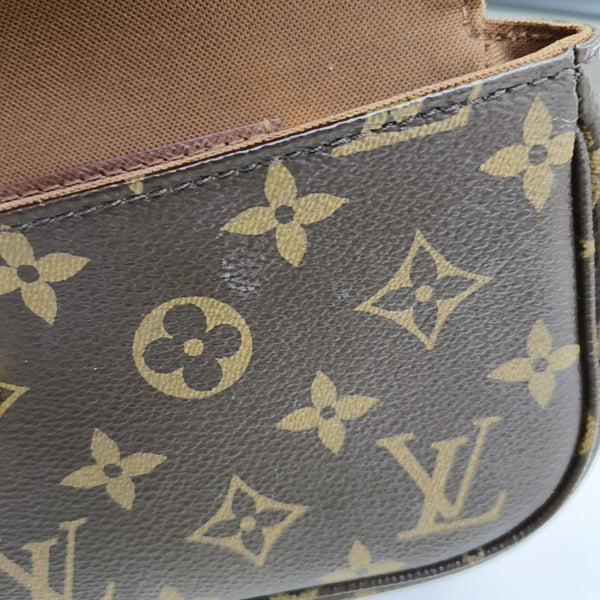 IVY Monogram Coated Canvas Brown