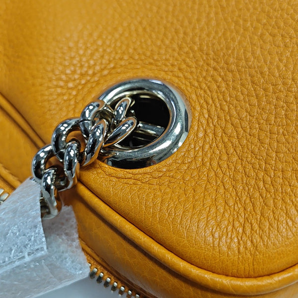 Soho Small Quilted Calfskin Orange