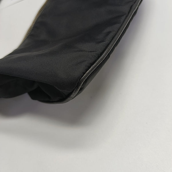 Nylon Top Handle Bag Black