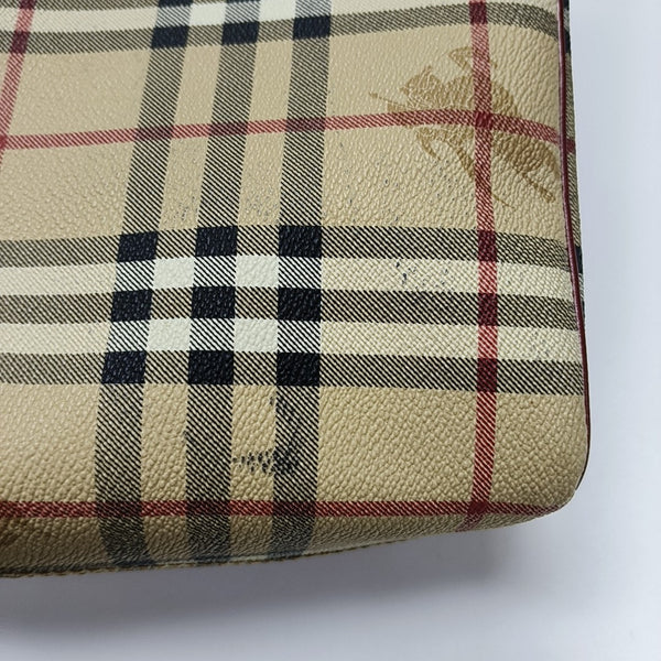 Coated Canvas Top Handle Bag Multicolor