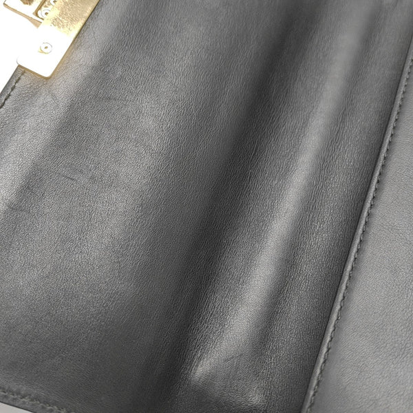 Padlock Medium Calfskin Black