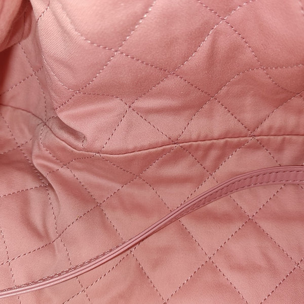 CHANEL 22 Small Quilted Calfskin Pink