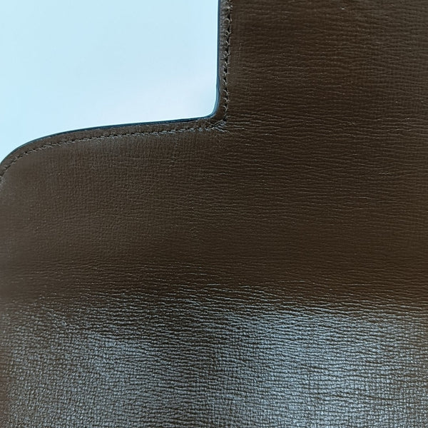 Horsebit 1955 Small Monogram Coated Canvas Black