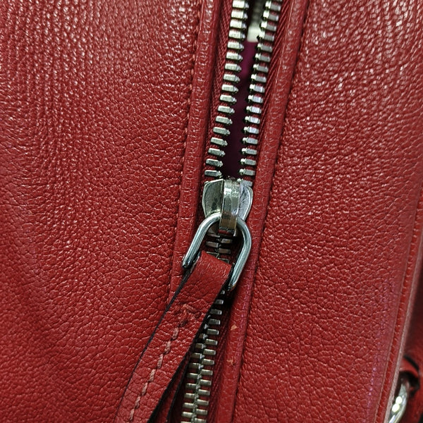 Calfskin Shoulder Bag Red