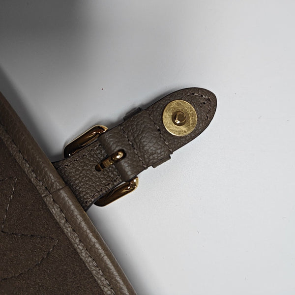 DIANE Monogram Calfskin Gray