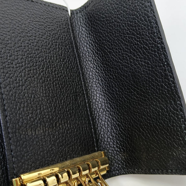 Monogram Calfskin Wallet Black
