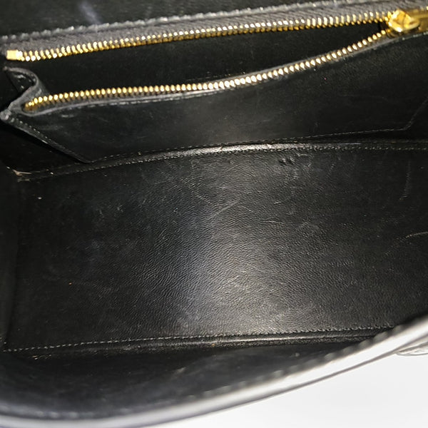 Hourglass S Calfskin Black
