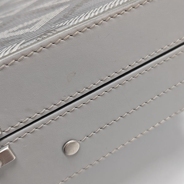 Lock Oblique Coated Canvas Gray