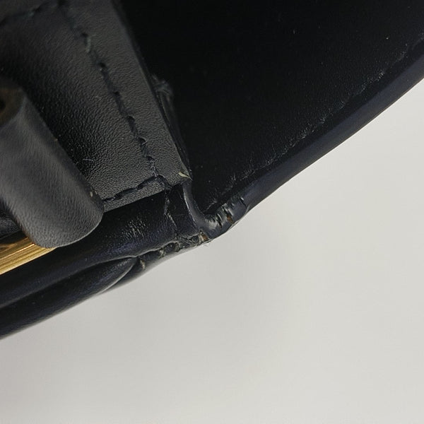 Leather Shoulder Bag Black