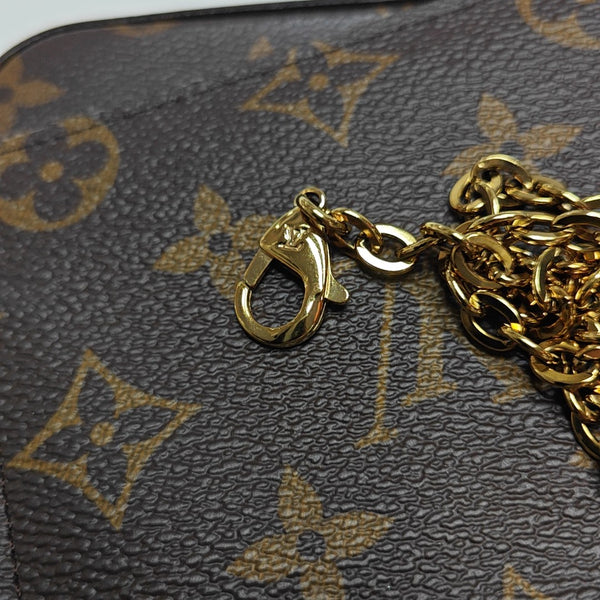 FÉLICIE Monogram Coated Canvas Brown