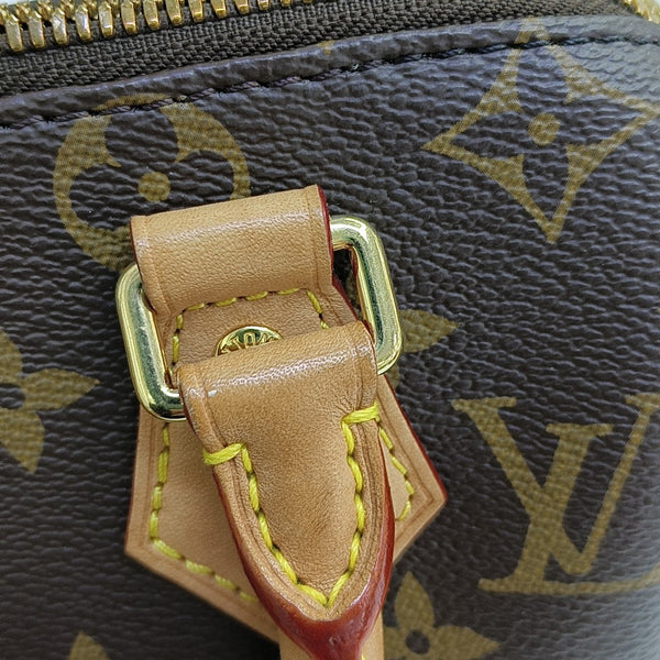SPEEDY 20 Monogram Coated Canvas Brown
