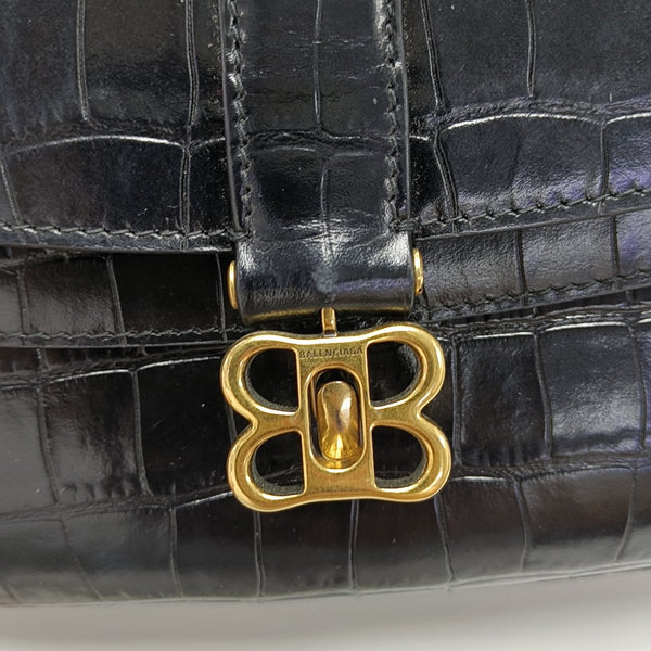 Sharp Calfskin Black
