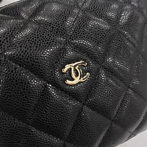 HOBO Quilted Grained Calfskin Black