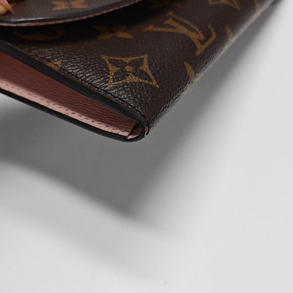 EMILIE Monogram Coated Canvas Brown