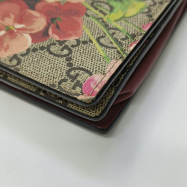 GG Blooms Monogram Coated Canvas Beige