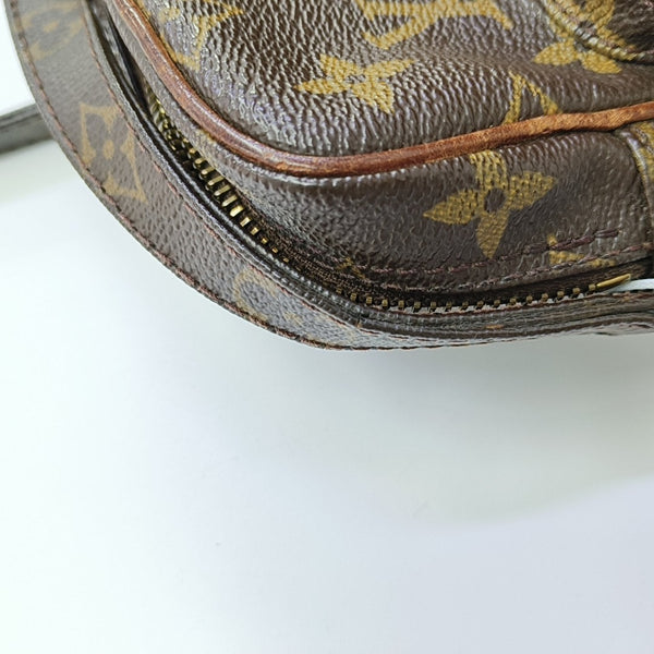 AMAZON Monogram Coated Canvas Brown