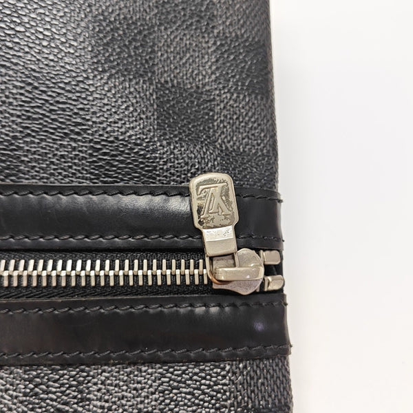 THOMAS Damier Graphite Coated Canvas Gray