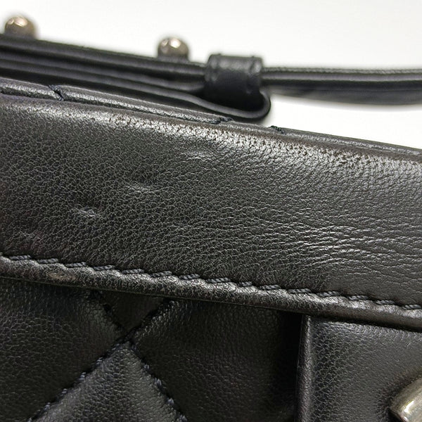 Quilted Lambskin Black