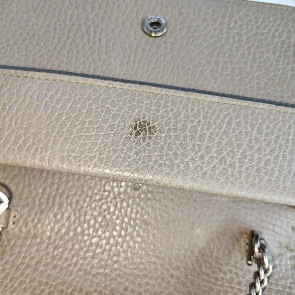 Authenticated pre-owned Dionysus Super Mini Calfskin Grey - Shoulder Bag at Looply